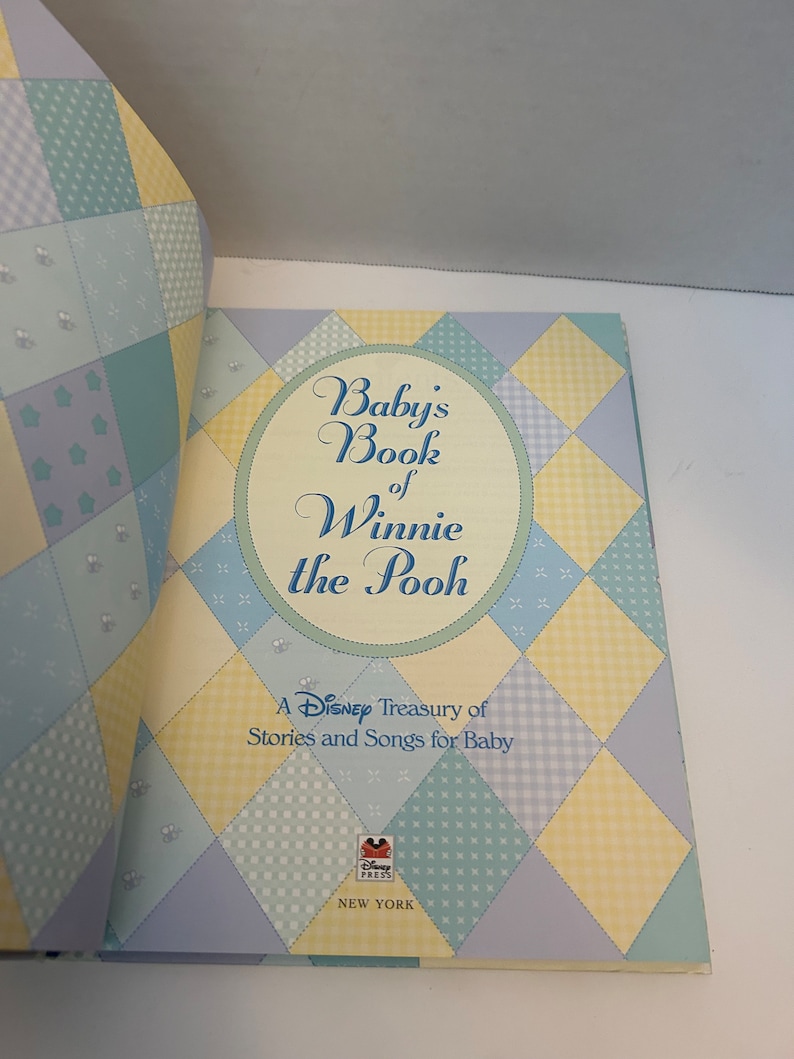 Disney Babys Book of Winniethepooh Hardcover Keepsake Book Etsy