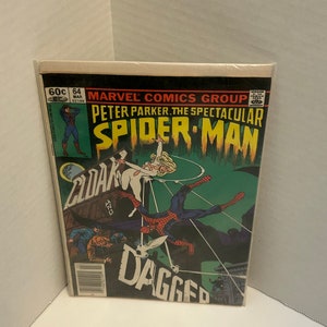 Vintage Peter Parker The Spectacular Spider-Man 1981 -Cloak 1st Comic Book