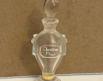 RARE Miss Dior Baccarat Perfume Bottle W/ Presentation Box Full