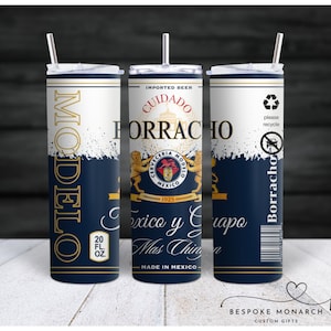 DIGITAL Borracho Modelo 20 oz Tumbler Wrap