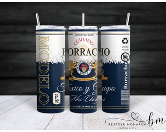 Envoltura de vaso DIGITAL Borracho Modelo 20 oz