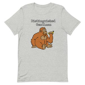 Adult Orangutan &quot;Distinguished Gentleman&quot; T-Shirt Unisex
