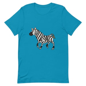 Adult Zebra T-Shirt Unisex