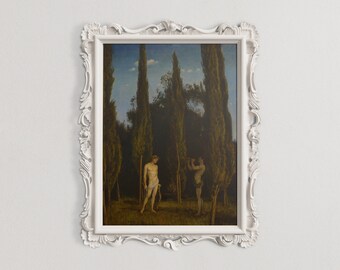 Classical Giclée Print | Hans Thoma - Apollo and Marsyas (1888)