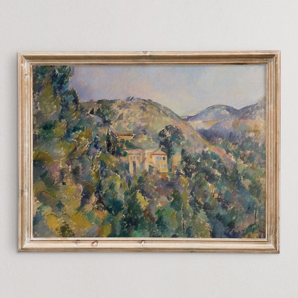 Impressionist Giclée Print | Paul Cezanne - View of the Domaine Saint-Joseph (1880)