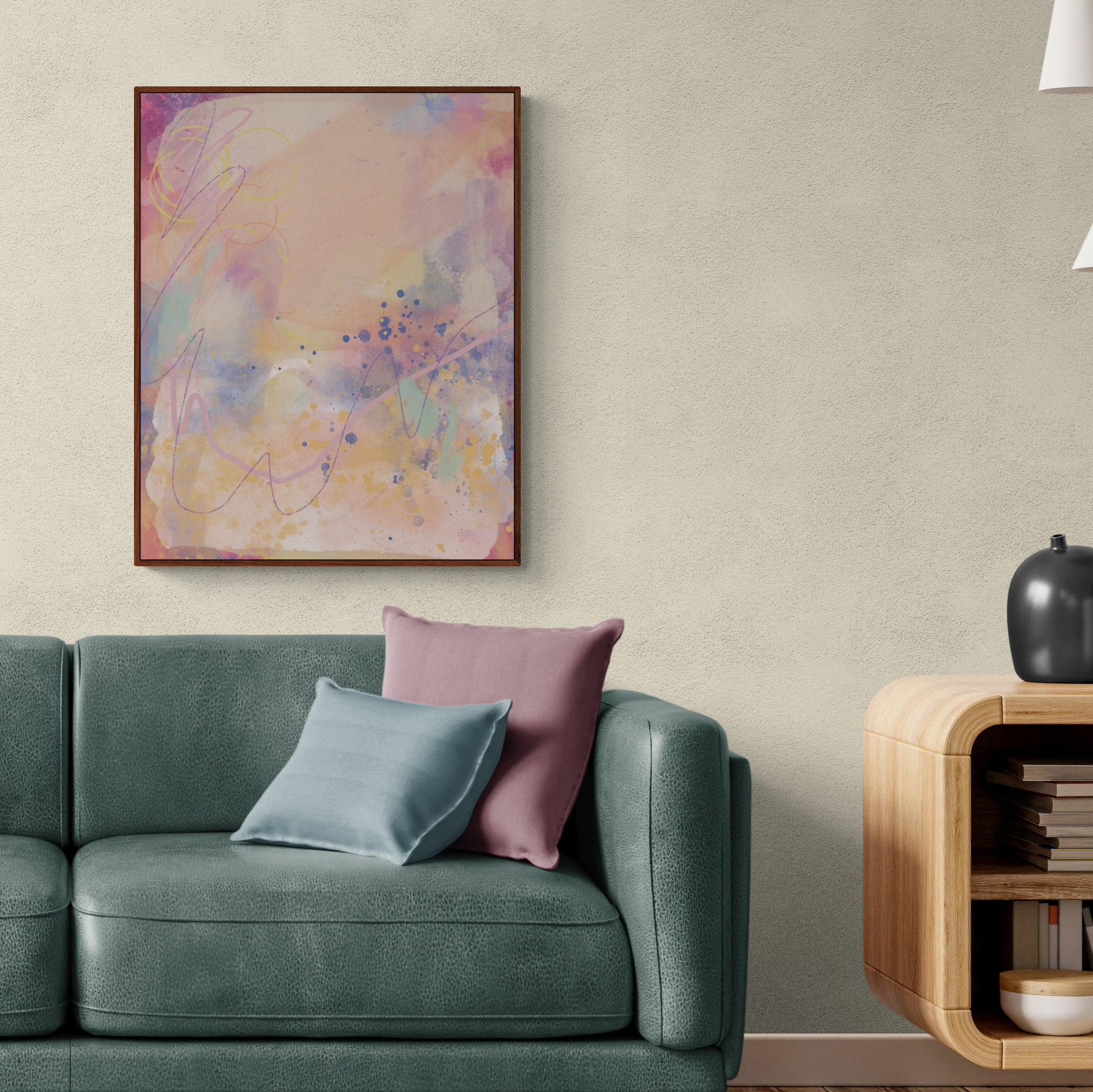 Original Modern Printable Abstract Wall Art Downloadable - Etsy