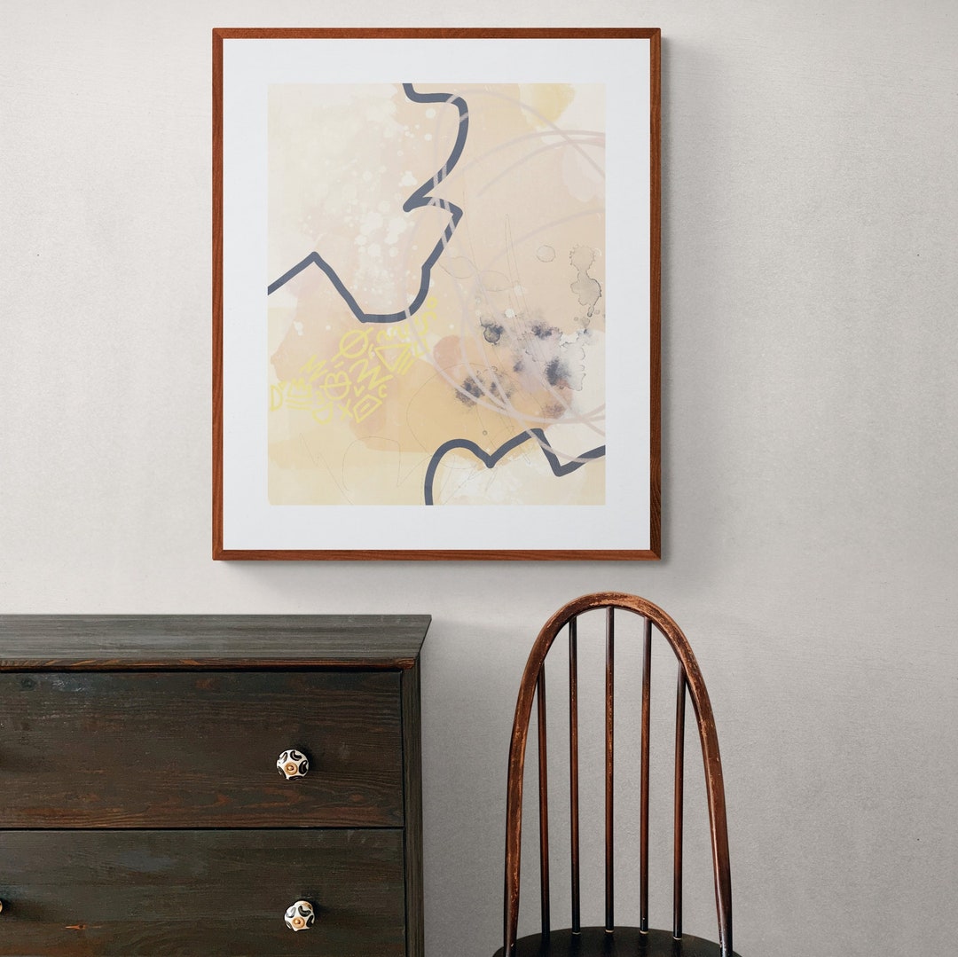 Digital Modern Printable Abstract Wall Art, Download Painting ...