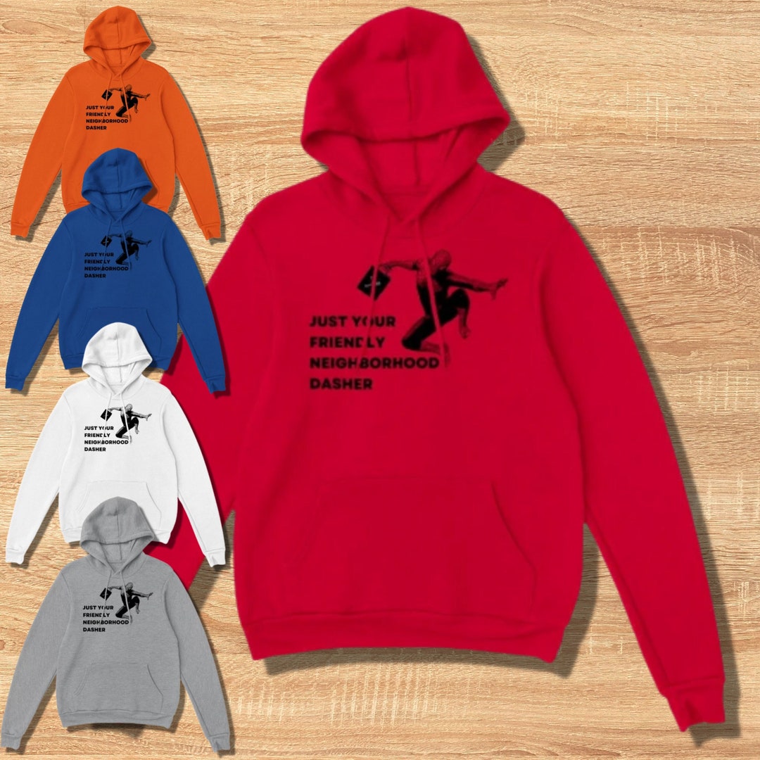 Just Your Friendly Neighborhood Dasher Hoodie Doordash Gear Etsy