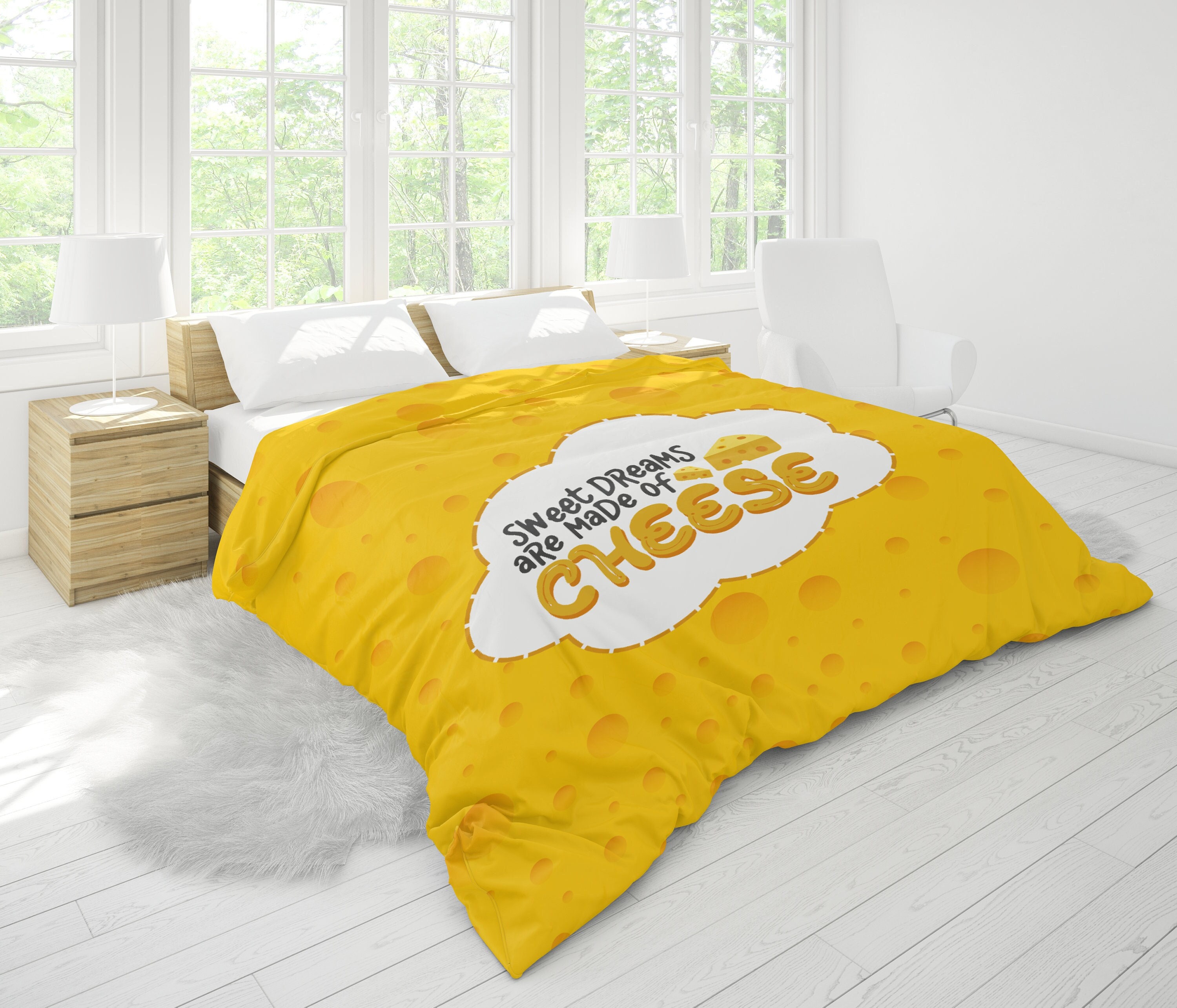 Sweet Dreams Are Made of Cheese Cozy Minky Velveteen Plush Throw Blanket Reversible or Single Sided Unique Cheesy Gift for Cheese Lovers Etsy