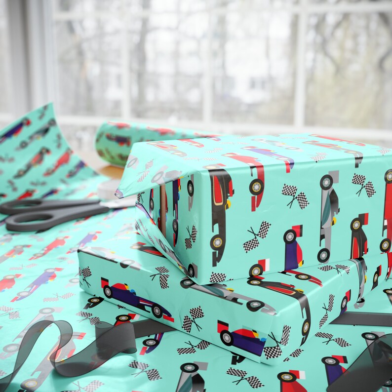 Paper Giftwrap 27 x 78 Inches – Car main image 0