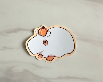 Ghost Capybara Stickers | Fall Stickers | Vinyl Stickers | Laptop Stickers | Capybara Stickers | Halloween Stickers