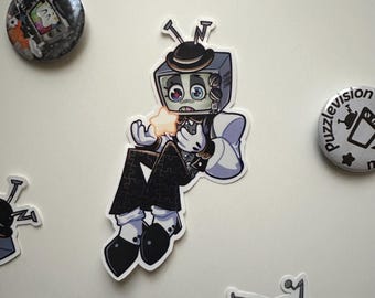 Mr. Puzzles Star Sticker | Laptop Stickers | Kawaii Stickers | Cute Stickers | SMG4 Stickers