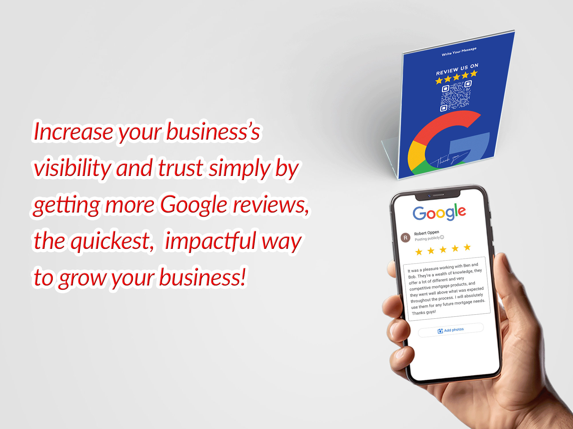 Google Reviews QR Code, Google Review Sign Template, Review on Google ...