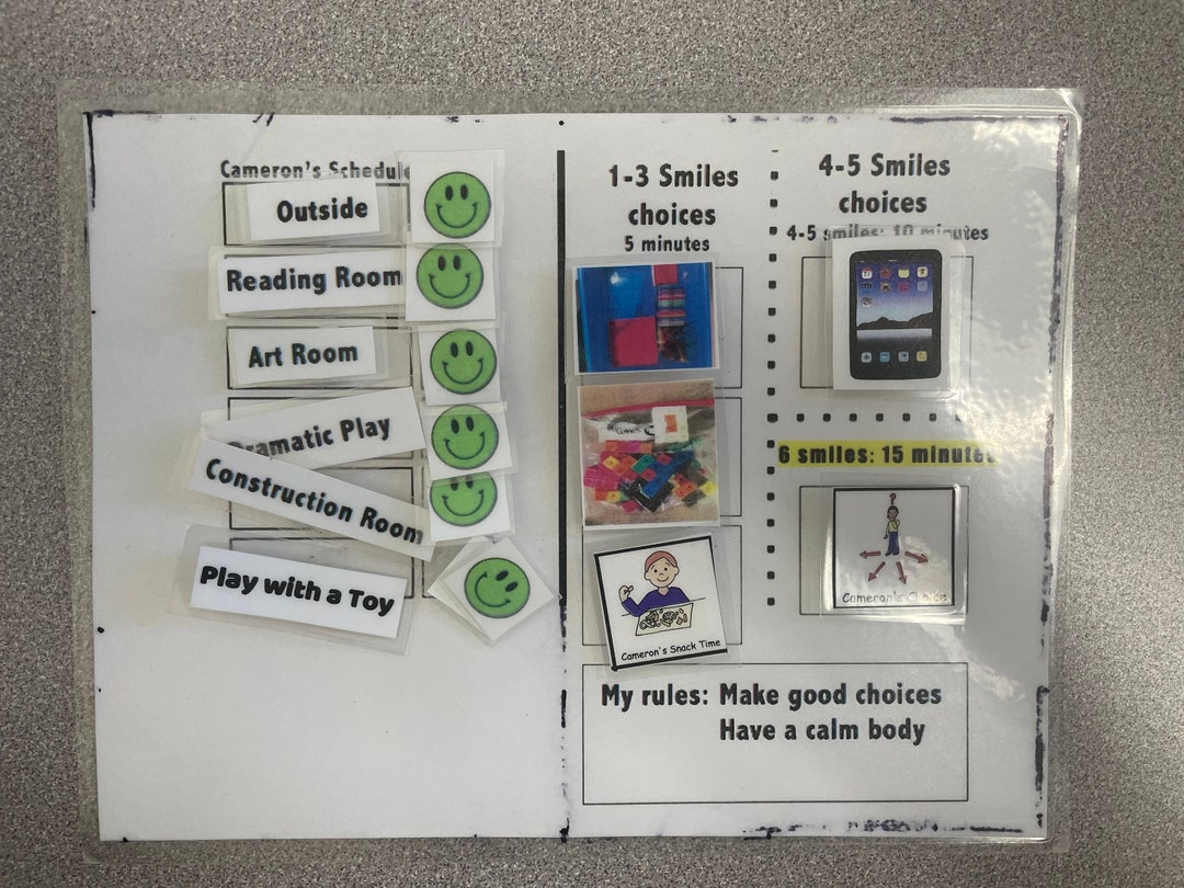 Schedule and Token Board 2 for 1 - Etsy