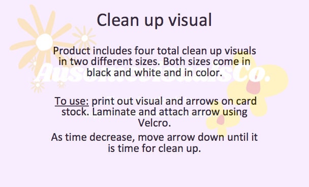 Clean Visul Clean up Visual - Etsy