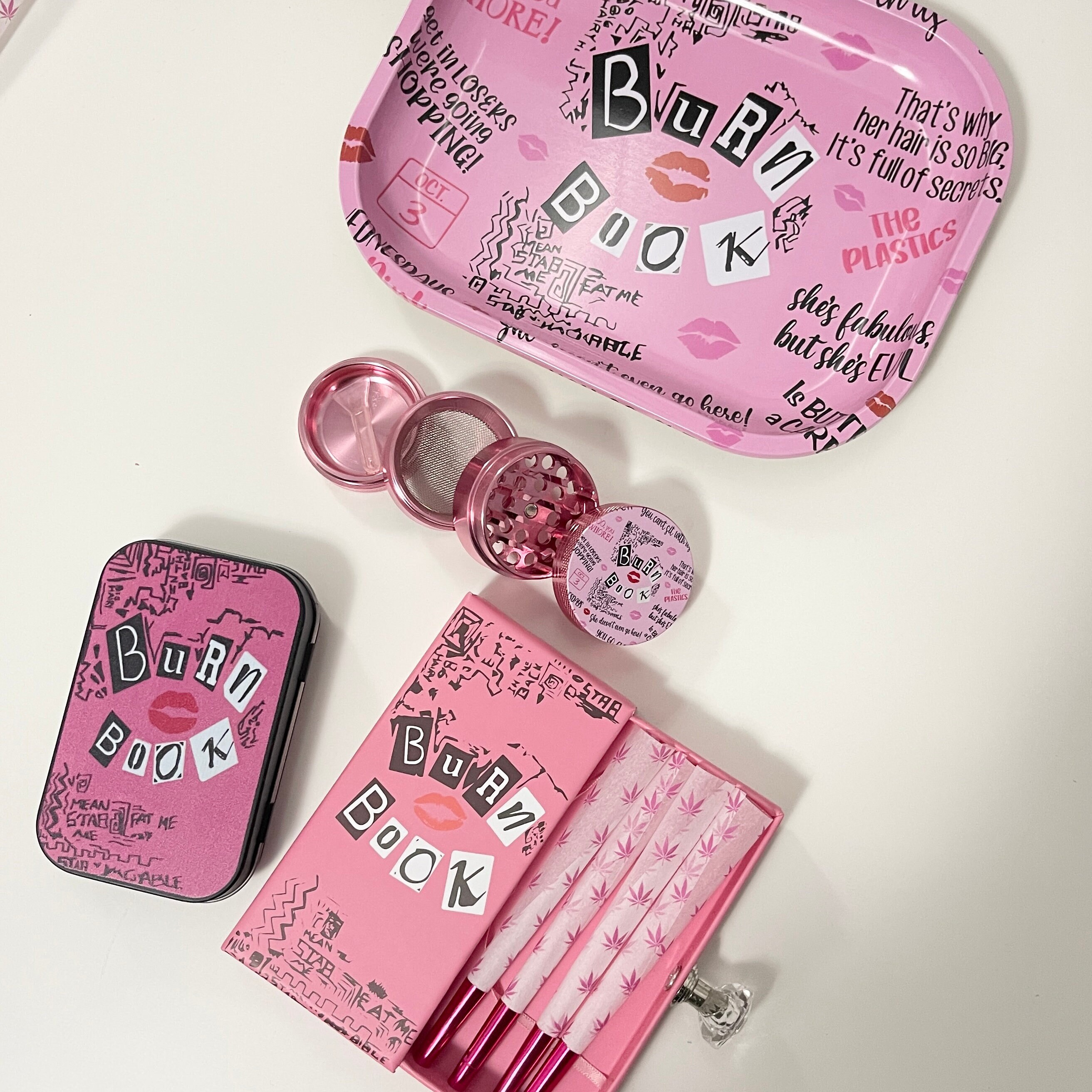 Ultimate Pink Stoner Set – The Smoke Asylum