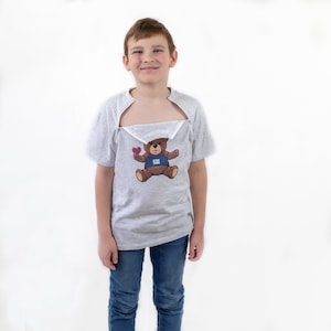 Kinder Chemo Port Access T-Shirt: 100% Baumwolle Diamie Kleidung