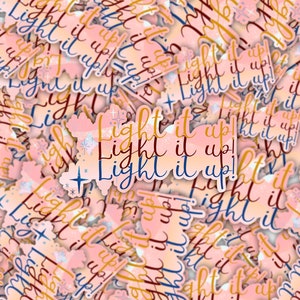 Light it Up Sticker | Crescent City | Officially Licensed Sarah J Maas Merch