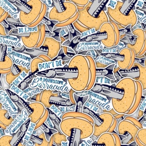 Bothersome Barracuda Sticker *OFFICIALLY LICENSED Zodiac Academy Merch*