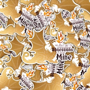 Obsessions Darius Acrux-sticker *OFFICIEEL GELICENTIEERDE Zodiac Academy-merchandise*
