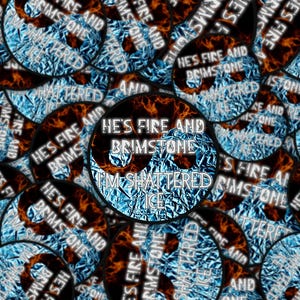 Brimstone and Ice Sticker | Kaan Vaegor| Raeve | Officially Licensed When the Moon Hatched Merch | Sarah A Parker