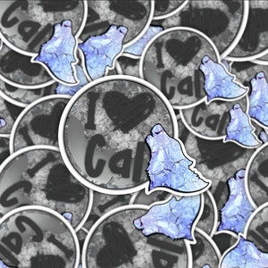 I Heart Cal-sticker *OFFICIEEL GELICENTIEERDE Zodiac Academy-merchandise*