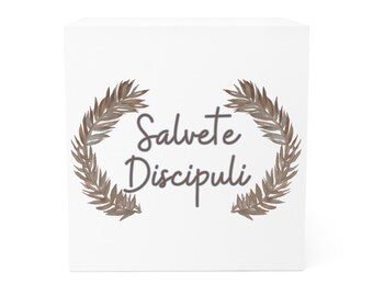 Latin Teacher Salvete Discipuli Notepad Gift for Classical Latin Teacher Paper Present for Latin Language Eduacator