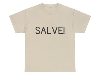 Salve Vale Hello Goodbye Latin Student Latin Teacher Tee Shirt Ancient Language Gift Latin Language Present