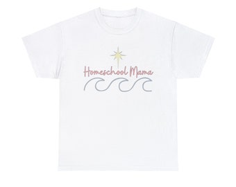 Home School Mama Our Lady Star of the Sea Christian Home School Mother Tee Shirt