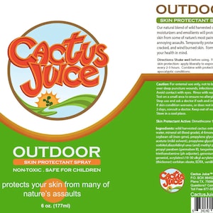 Cactus Juice Outdoor Skin Protectant Eco-Spray image 7