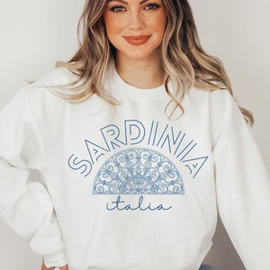 Sardinia Italia Sweatshirt, Sardinia Vacation, Italy Matching Shirts, Custom Shirt, Girls Trip Italian Outfit, Cute Italy Tshirt. Italy Tee