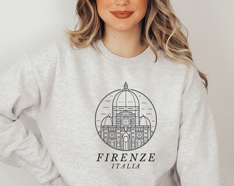Florence Italy Sweatshirt, Firenze Italia Sweatshirt, Italian Sweatshirt, Unisex Sweatshirt