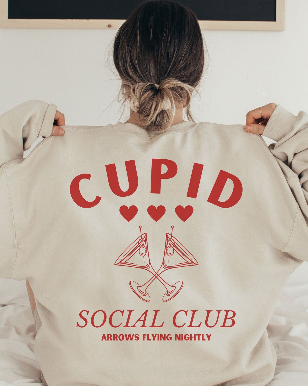 Cupid Social Club Sweatshirt, Love Potion Shirt, Valentine's Shirt