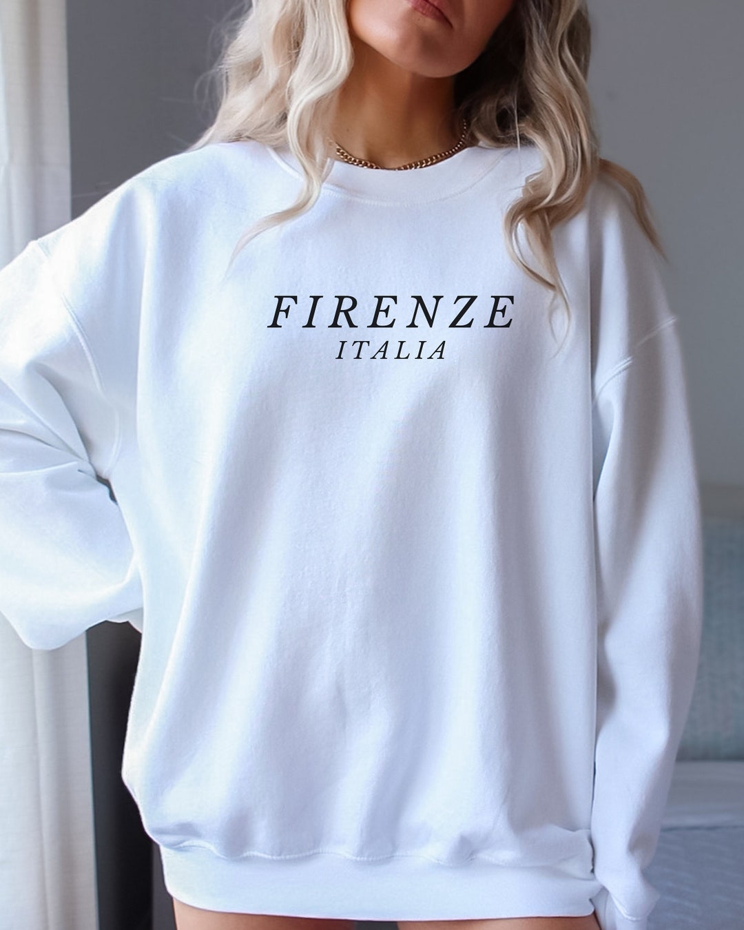Firenze Italia Sweatshirt Florence Italy Sweatshirt Italian Etsy