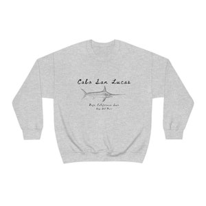 Cabo San Lucas Sweatshirt, Cabo Gift, Fishing Apparel, Gift for Dad, Gift for Mom, Marlin Gift, Marlin Sweatshirt, Mexico Gift, Cabo Beach Bild 7
