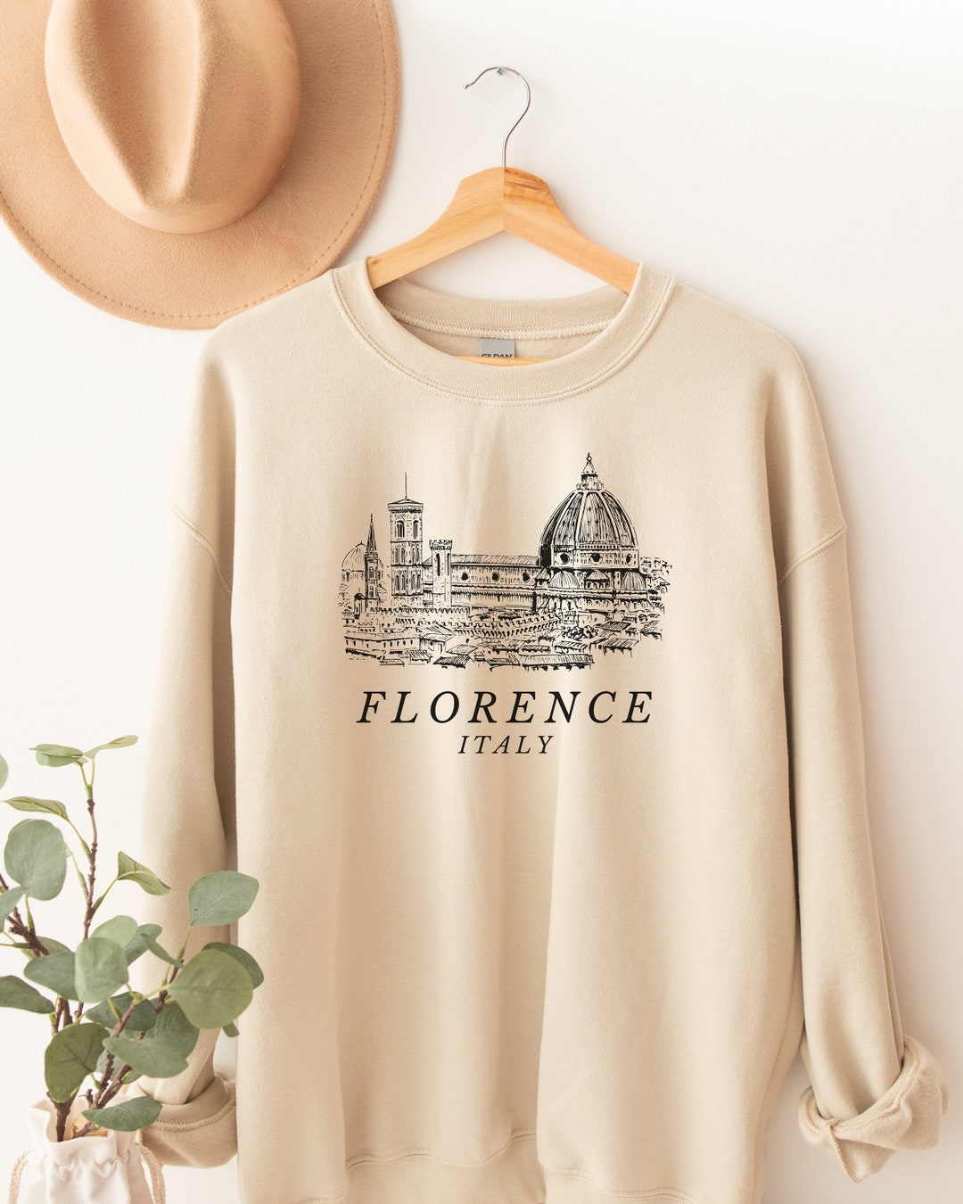 Florence Italy Sweatshirt, Firenze Italia Sweatshirt, Italian Travel, Unisex Sweatshirt - Etsy