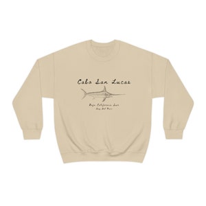 Cabo San Lucas Sweatshirt, Cabo Gift, Fishing Apparel, Gift for Dad, Gift for Mom, Marlin Gift, Marlin Sweatshirt, Mexico Gift, Cabo Beach Bild 8