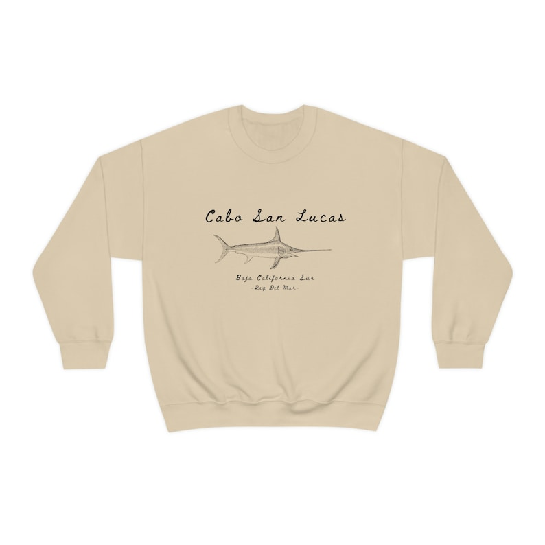 Cabo San Lucas Sweatshirt, Cabo Gift, Fishing Apparel, Gift for Dad, Gift for Mom, Marlin Gift, Marlin Sweatshirt, Mexico Gift, Cabo Beach Bild 8