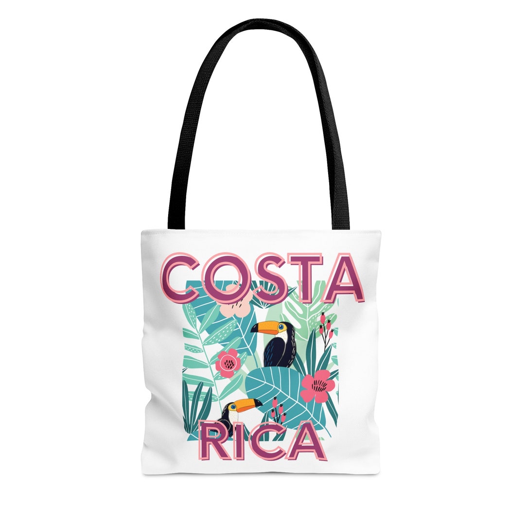 Costa Rica Tote Bag Costa Rica Vacation Beach Tote Large Etsy
