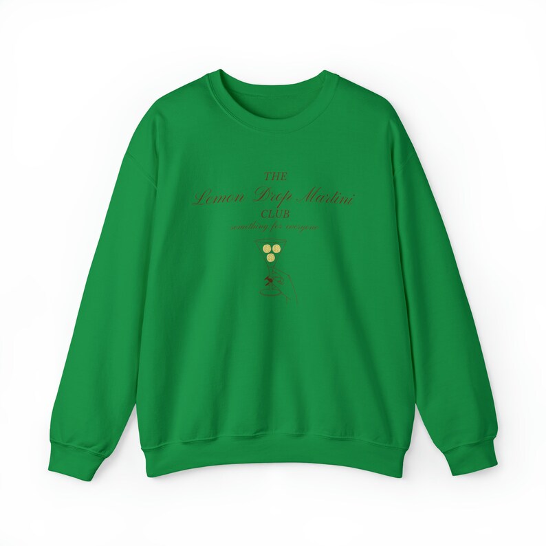 Lemon Drop Martini Sweatshirt, Lemon Shirt, Martini TShirt, Customized Cocktail Outfit, Martini Gift, Holiday Gift, Lemon Lover Shirt image 5