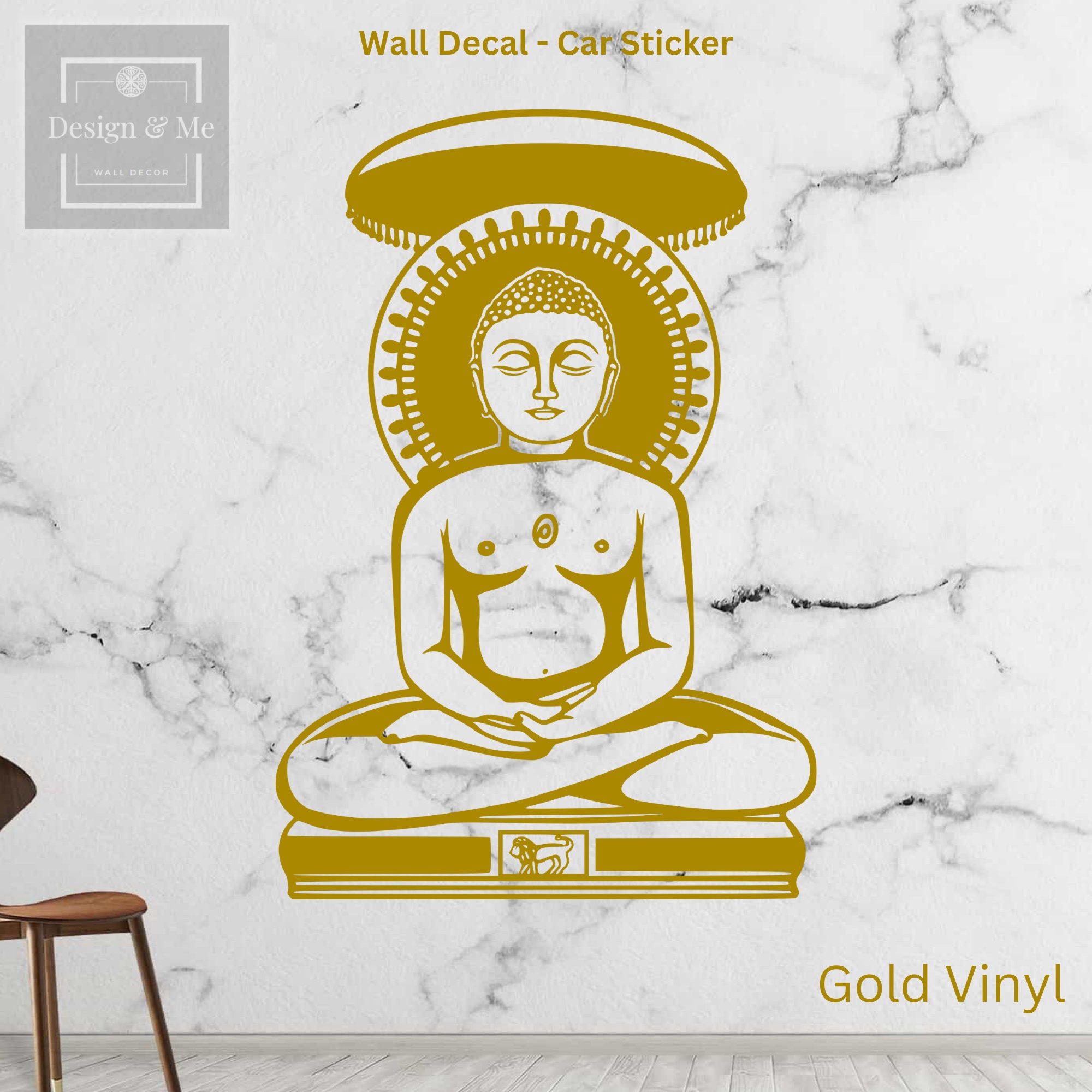 Mahavir Swami Decal Car Sticker Wall Decal Car Decal Vinyl Decal Divine Artwork Jain Spirituality Wall Decor Car Decor Car Sticker Etsy