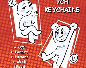 YCH Custom Character Keychains [Read description]