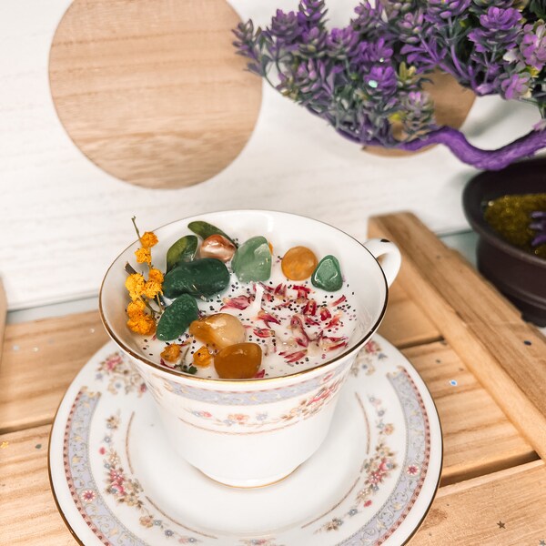 Tea Cup Candles Etsy