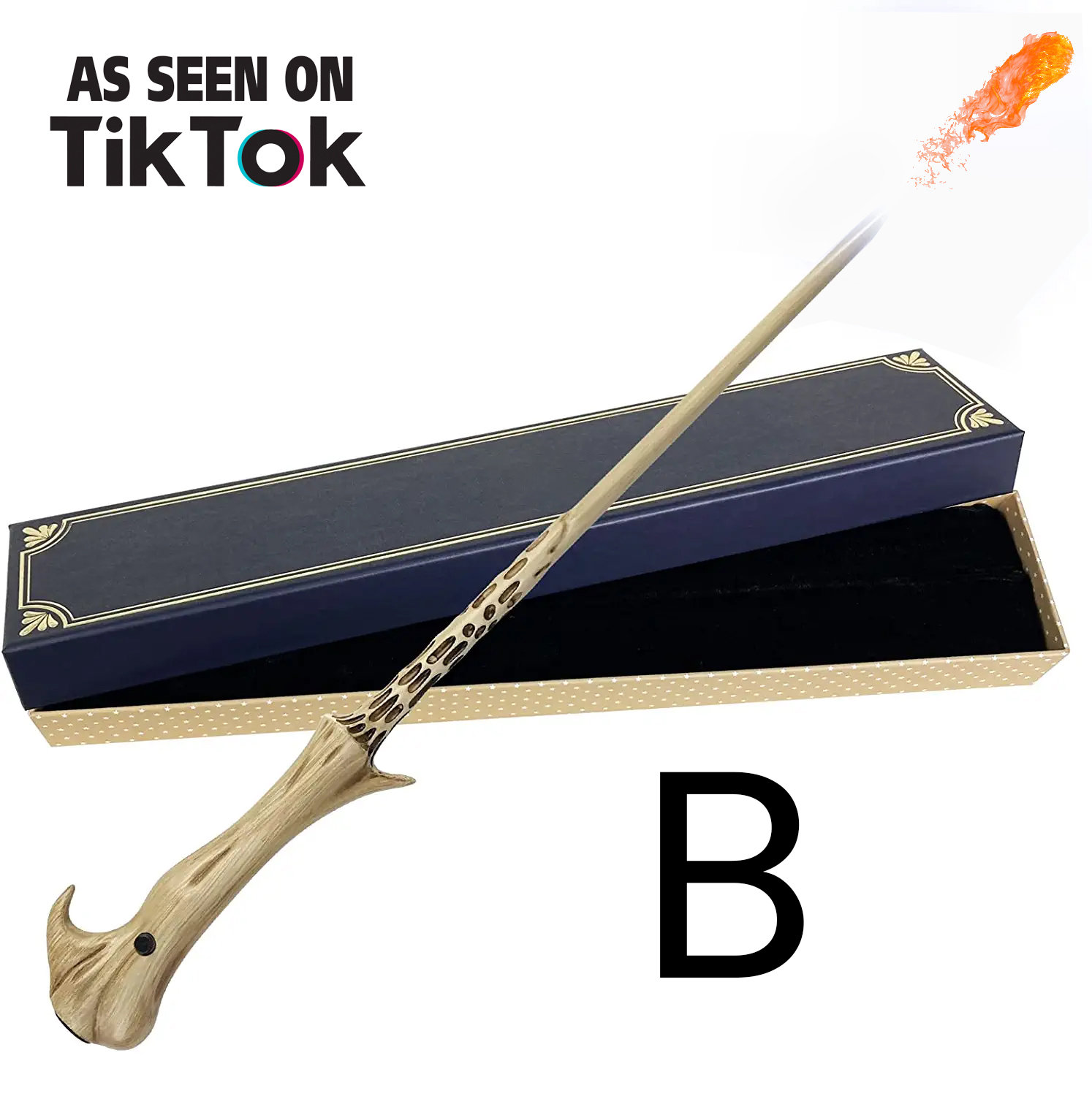 Harry Potter Fire Wand shoots Fire Balls Collectors Edition Etsy