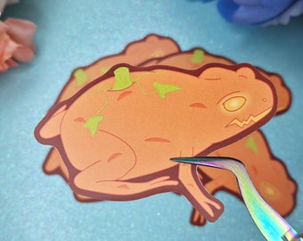 Pumkin Frog Vinyl sticker