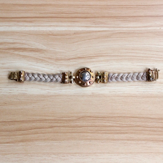 Vermeil Silver and Gold Bracelet Vintage 925 Ster… - image 2