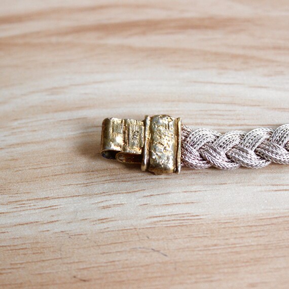 Vermeil Silver and Gold Bracelet Vintage 925 Ster… - image 7