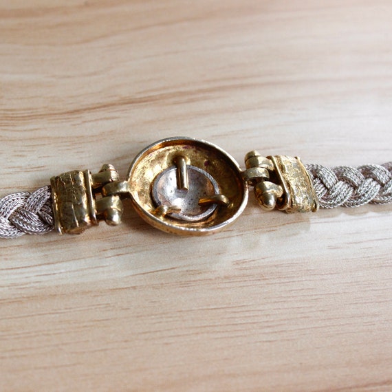 Vermeil Silver and Gold Bracelet Vintage 925 Ster… - image 3