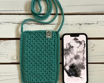 Cotton Valley Phone Tote PDF Tunisian Crochet Pattern