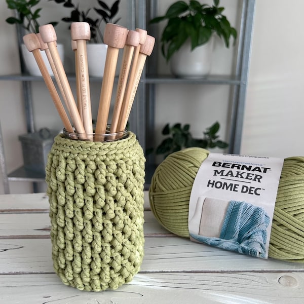 Alpine Jar Cozy PDF Crochet Pattern